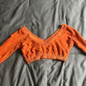 LV crop top sweater